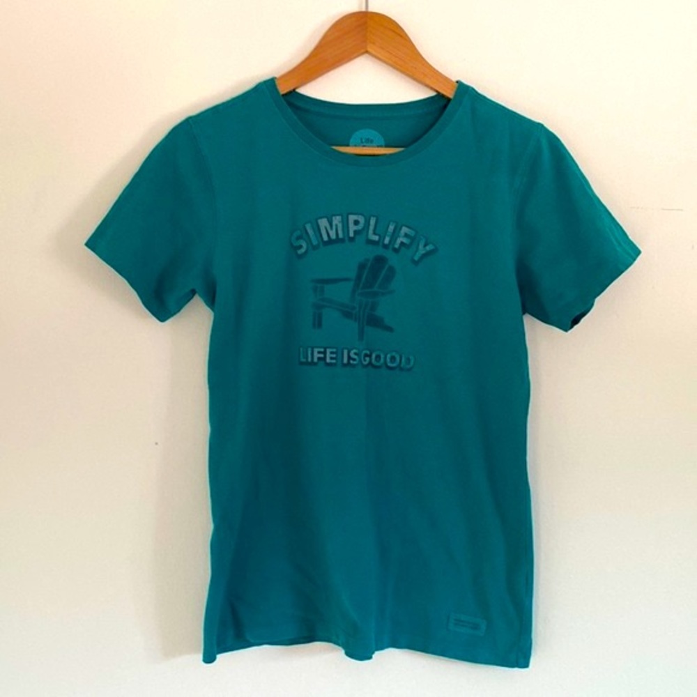 Life Is Good,  Women's T-shirt, Sz S